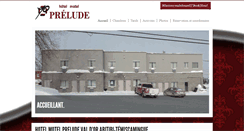 Desktop Screenshot of motelprelude.ca